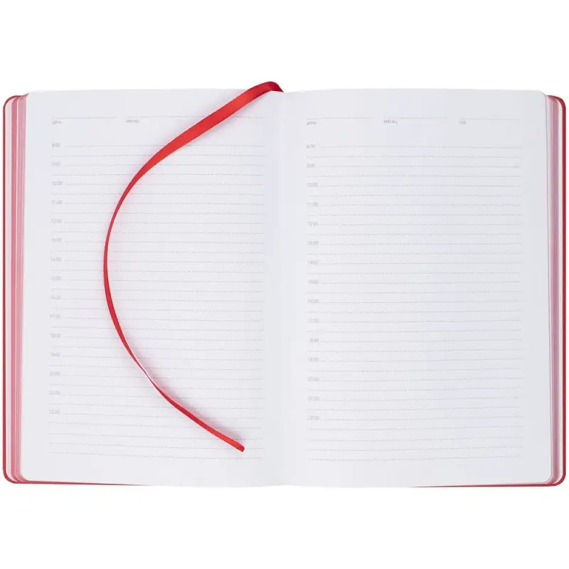 Ежедневник New Factor Metal, красный Ежедневник New Factor Metal, красный