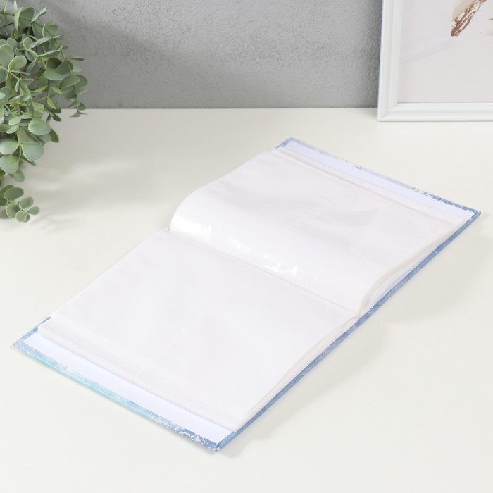 Фотоальбом на 200 фото 10х15 см Фотоальбом на 200 фото 10х15 см "Розы-2 (Голубой)"