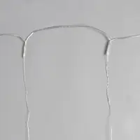 Гирлянда &laquo;Занавес&raquo; 1.6&times;1.6 м, роса, IP20, серебристая нить, 160 LED, свечение мульти, 8 режимов, 220 В