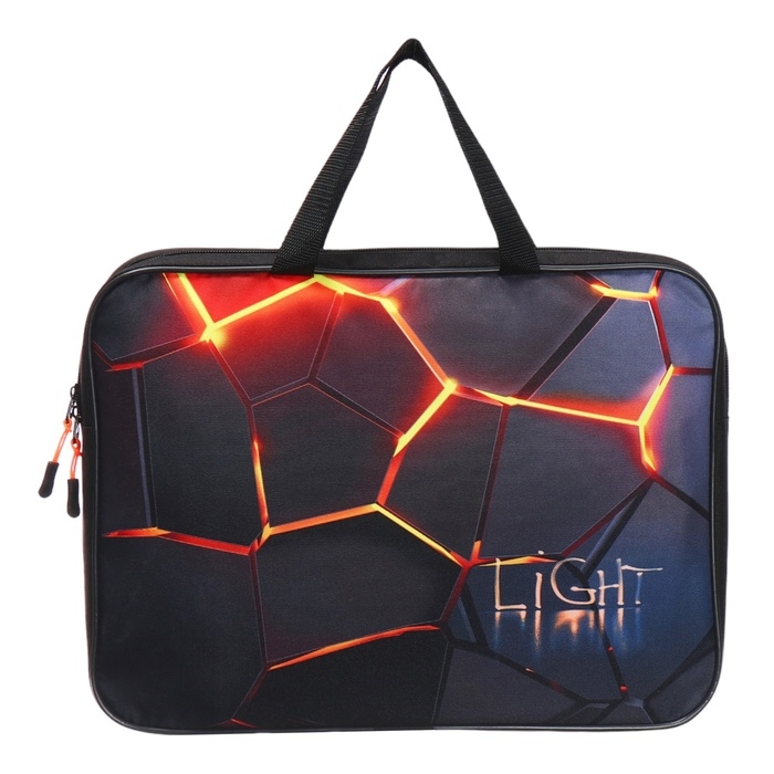 Папка с ручками текстильная А4, 370 х 280 х 60 мм, Stavia Папка с ручками текстильная А4, 370 х 280 х 60 мм, Stavia "Лава"