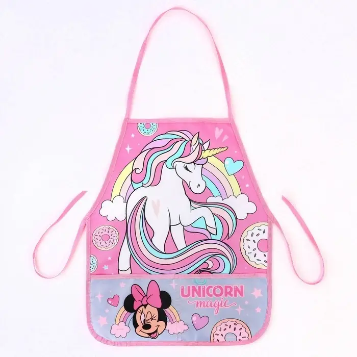 Фартук для труда 490*395, Минни Маус и единорог Фартук для труда 490*395, Минни Маус и единорог