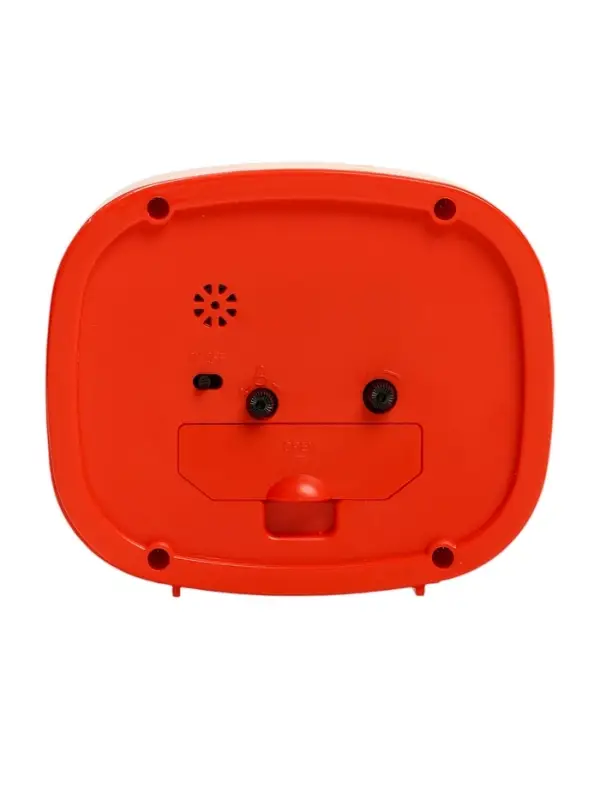 Будильник-часы настольные &laquo;Классика&raquo;, дискретный ход, 12.5&times;10.5 см, от батарейки АА, красный