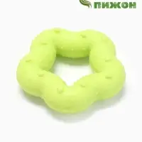 Жевательная игрушка для собак &laquo;Пленительная звезда&raquo;, 7 см, TPR, жёлтая