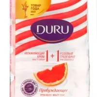 Крем-мыло DURU 1+1 Розовый грейпфрут 4*80 гр.,
