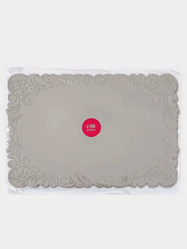 Набор салфеток сервировочных на стол Доляна, 2 шт., 45&times;30 см, бежевый