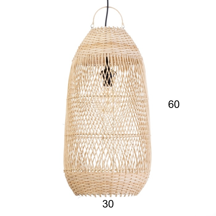 Светильник потолочный из ротанга Светильник потолочный из ротанга "Буана" 1х120Вт, Е27, 30х30х60 см
