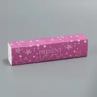 Коробка для конфет, кондитерская упаковка, 5 ячеек, «Present», 5 х 21 х 3.3 см