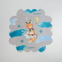 Коробка для кондитерских изделий с пластиковой крышкой «Зимнего счастья», 13 х 13 х 3 см