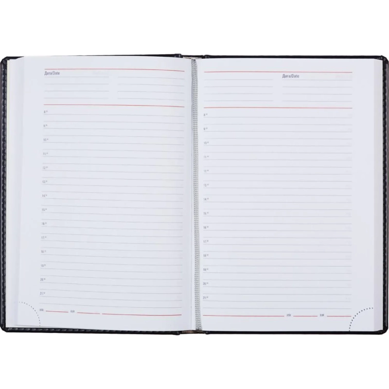 Ежедневник недатированный синий,А5,142х210мм,176л,АTTACHE Каньон