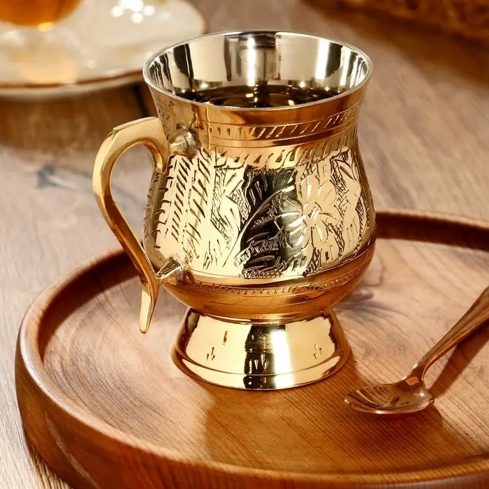 Кружка латунь Кружка латунь "Вдохновение" 400 мл