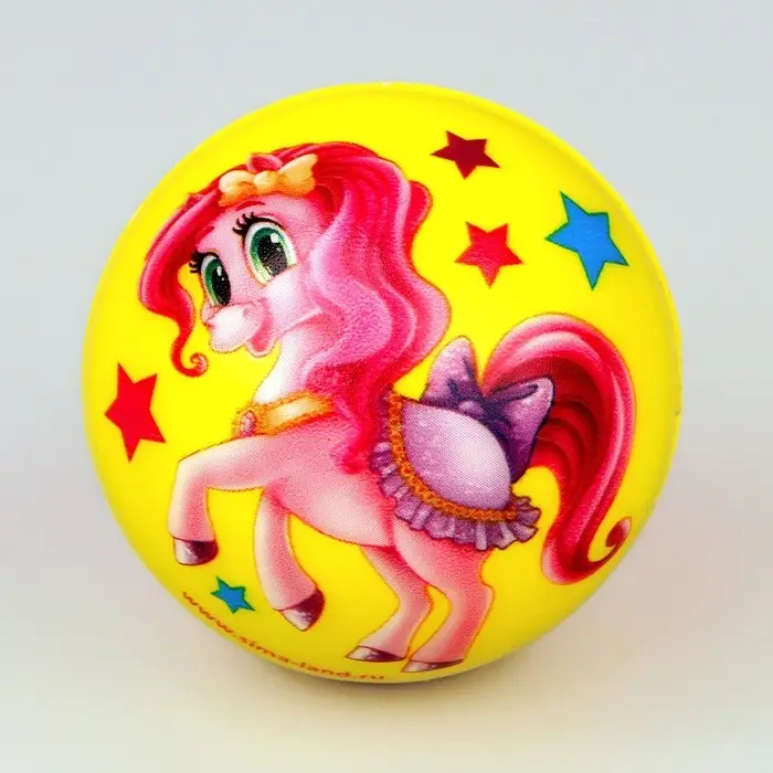 Мяч детский мягкий «Красавица пони», МИКС Мяч детский мягкий «Красавица пони», МИКС