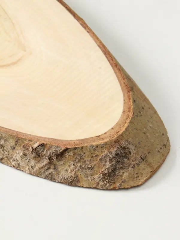 Спил осины, косой, слэб для декора, 35&times;16&plusmn;2 см