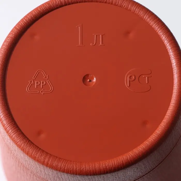 Горшок для цветов с прикорневым поливом «Альянс», 1 л, d=13 см, h=12 см, цвет терракот Горшок для цветов с прикорневым поливом «Альянс», 1 л, d=13 см, h=12 см, цвет терракот