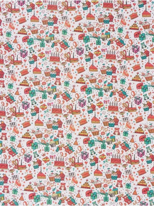 Бумага упаковочная &laquo;Угощения&raquo;, глянец, 70&times;100 см