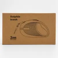 Рулетка - поводок для собак, лента 3 метра, зелёная