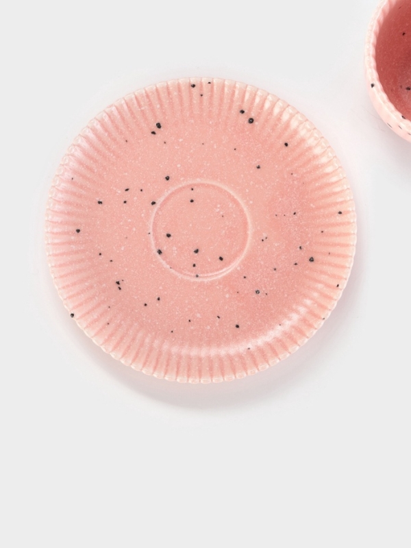 Чайная пара Доляна «Коралл», кружка 275 мл, блюдце 15.9×15.9 см, керамика, розовая Чайная пара Доляна «Коралл», кружка 275 мл, блюдце 15.9×15.9 см, керамика, розовая