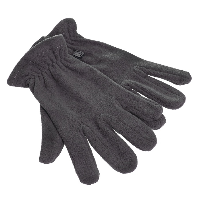 Перчатки флисовые, цвет серый, размер L-XL Перчатки флисовые, цвет серый, размер L-XL