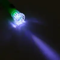 Фонарик брелок для ключей на кольце «Темминка», 1 LED, 2×6.5 см, МИКС