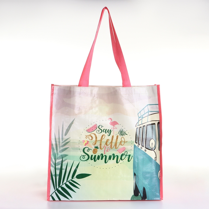 Сумка хозяйственная без застёжки, цвет разноцветный Сумка хозяйственная без застёжки, цвет разноцветный