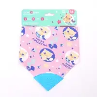 Нагрудник-бандана/слюнявчик для кормления M&B &laquo;Крутышка&raquo; непромокаемый с прорезывателем, на кнопке МИКС