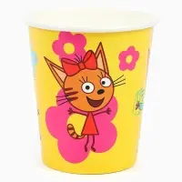 Стаканы  "Три Кота. Праздник для котят" 6 шт.