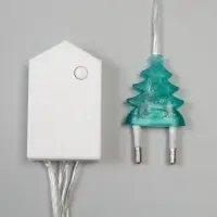 Гирлянда &laquo;Бахрома&raquo; 2.4&times;0.9 м с насадками &laquo;Сердце&raquo;, IP20, прозрачная нить, 186 LED, свечение мульти, 8 режимов, 220 В