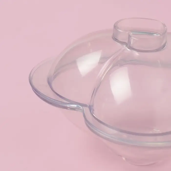 Набор молдов для заливки 3D Доляна &laquo;Сердца&raquo;, 3 шт., 11.2&times;10.5&times;9.5 / 9&times;7.7&times;6.5 / 7&times;5.5&times;4.5 см, пластик, прозрачный