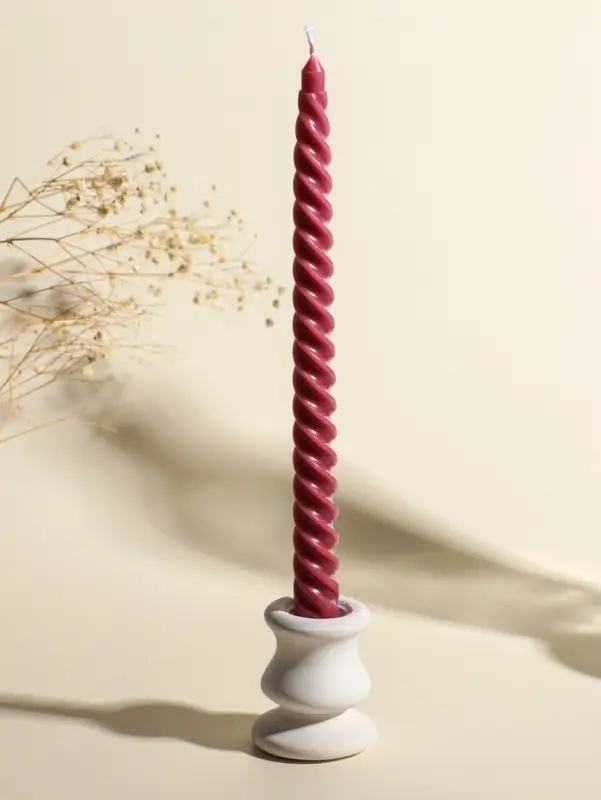 Набор свечей витых, 2х25 см, 4 шт, палитра розового 25,5х8,8х2,4 см Набор свечей витых, 2х25 см, 4 шт, палитра розового 25,5х8,8х2,4 см