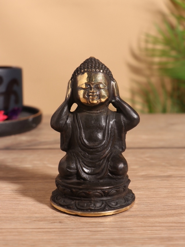 Сувенир бронза  Сувенир бронза "Будда" 6х6х11 см