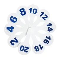 Набор веер-касс, гласные, согласные, цифры от 1 до 20, Calligrata, гибкие, 3 штуки, пакет с европодвесом, МИКС