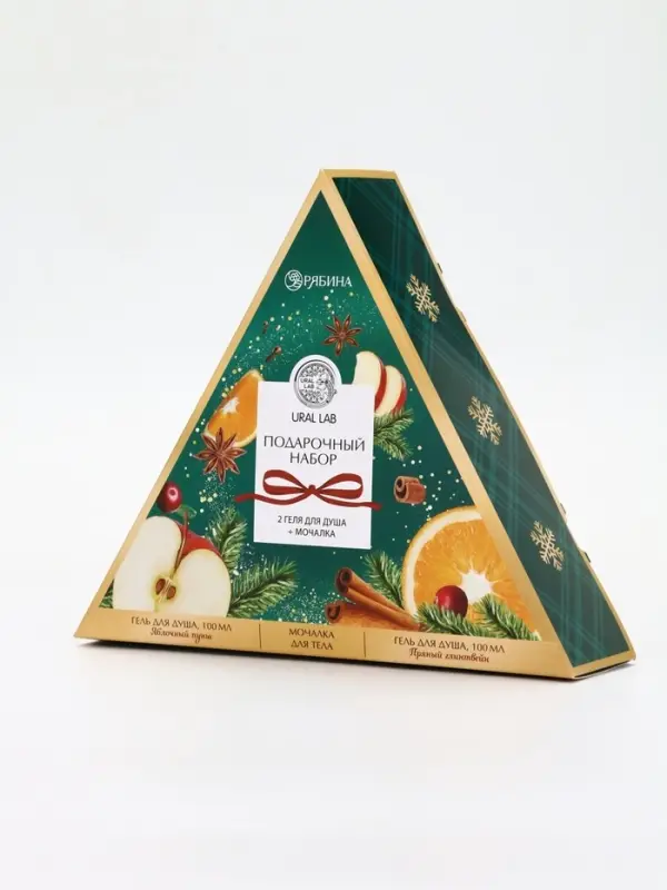 URAL LAB Арома Саунд Набор два геля для душа, 2х100 и мочалка для тела, яблоко и глинтвейн URAL LAB Арома Саунд Набор два геля для душа, 2х100 и мочалка для тела, яблоко и глинтвейн