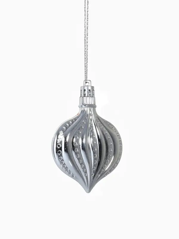 Набор украшений пластик 16 шт Набор украшений пластик 16 шт "Ярмарка волшебства" 8 см, белый