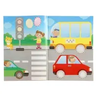 Книжка с наклейками &laquo;Едем, летим, плывём&raquo;, 16 стр.