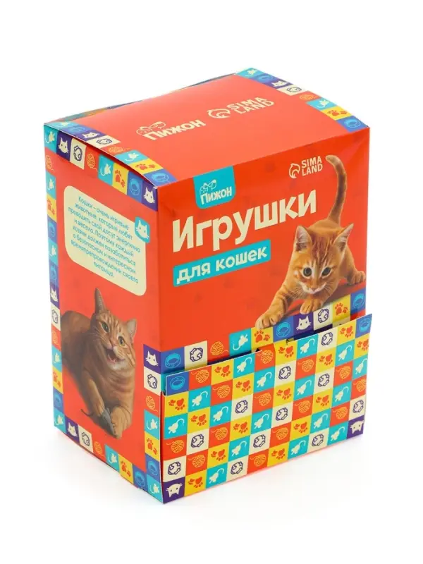 Шарик для кошек с бубенчиком &laquo;Футбол&raquo;, 3.8 см, фасовка 60 шт., микс цветов