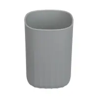 Стакан для ванной комнаты тм VETTA Сидней, пластик, PP, серый, 7x10,3см