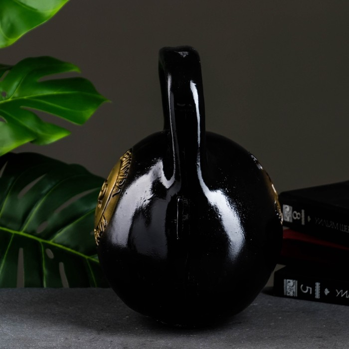 Копилка Копилка "Гиря" черный, 19х19х29см