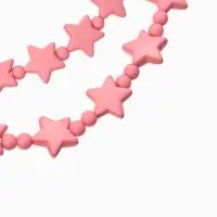 Бусы детские «Выбражулька. Звезды», набор 2 шт. розовые