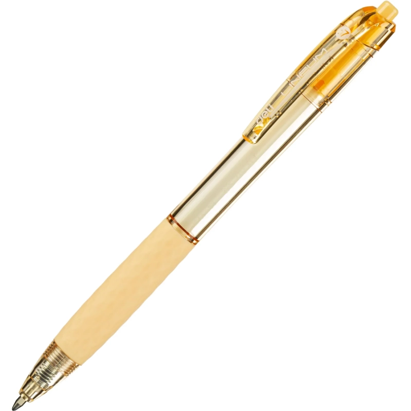 Ручка шариковая автомат. Deli LINEUM EQ150C-BL,пул.нак 0,7,син.гибрид,в асс