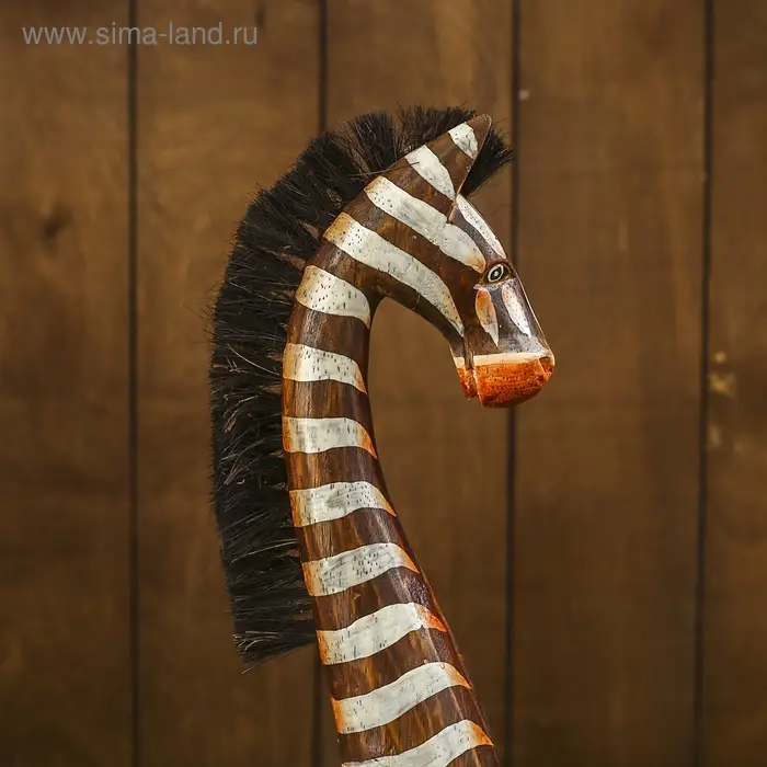 Сувенир  Сувенир "Зебра" дерево 14х8х60 см