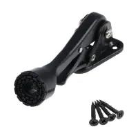 Фиксатор дверной LOCKLAND “козья ножка”, с автоподъемом, цвет черный Фиксатор дверной LOCKLAND “козья ножка”, с автоподъемом, цвет черный