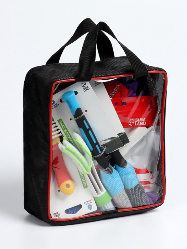 Набор автомобилиста для чистки салона, 9 предметов Набор автомобилиста для чистки салона, 9 предметов