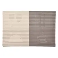 Салфетки сервировочные &laquo;Ресторан&raquo;, 45&times;30 см, 4 шт., коричневые