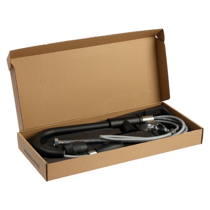 Смеситель для кухни ZEIN Z2941, выдвижная лейка 2 режима, картридж 35мм, нерж. сталь, черный Смеситель для кухни ZEIN Z2941, выдвижная лейка 2 режима, картридж 35мм, нерж. сталь, черный