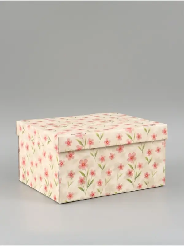 Коробка складная &laquo;Цветы&raquo;, 31 х 25,5 х 16 см
