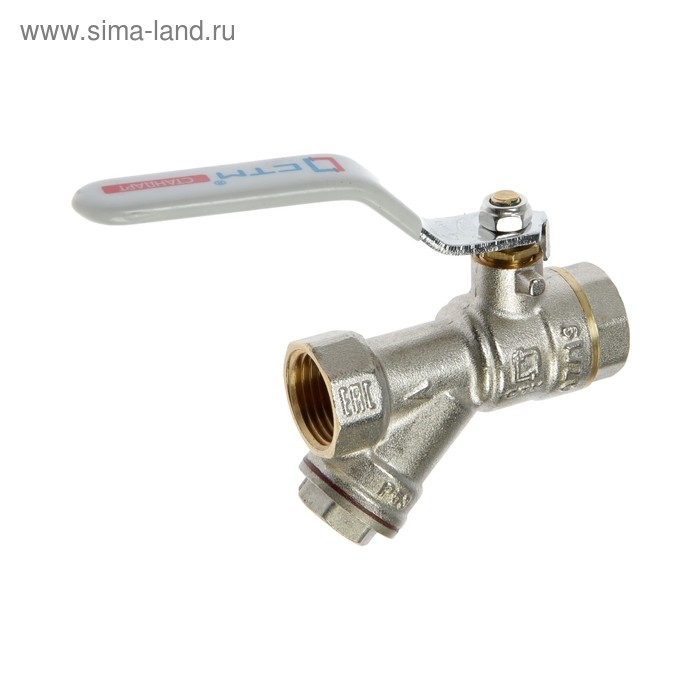 Кран шаровой Кран шаровой "СТМ" СТАНДАРТ, 1/2", с фильтром, рычаг