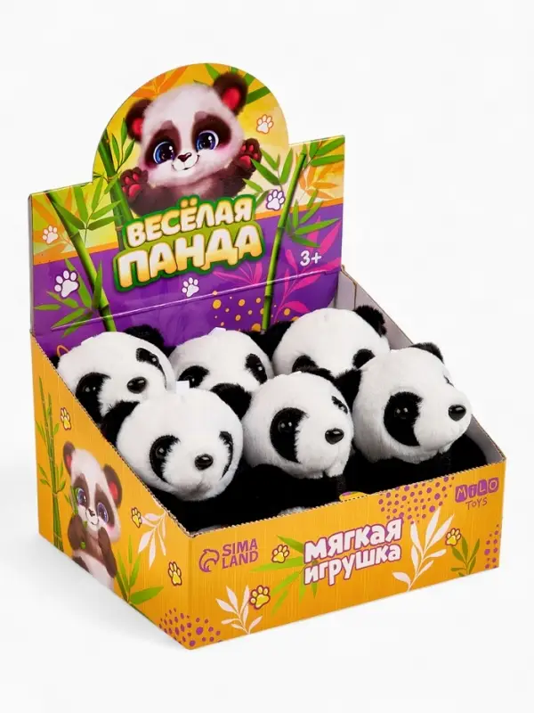 Мягкая игрушка Milo toys &laquo;Весёлая панда&raquo;, 11 см