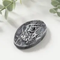 Магнит "Погонщик оленей" (барельеф), 4,5см