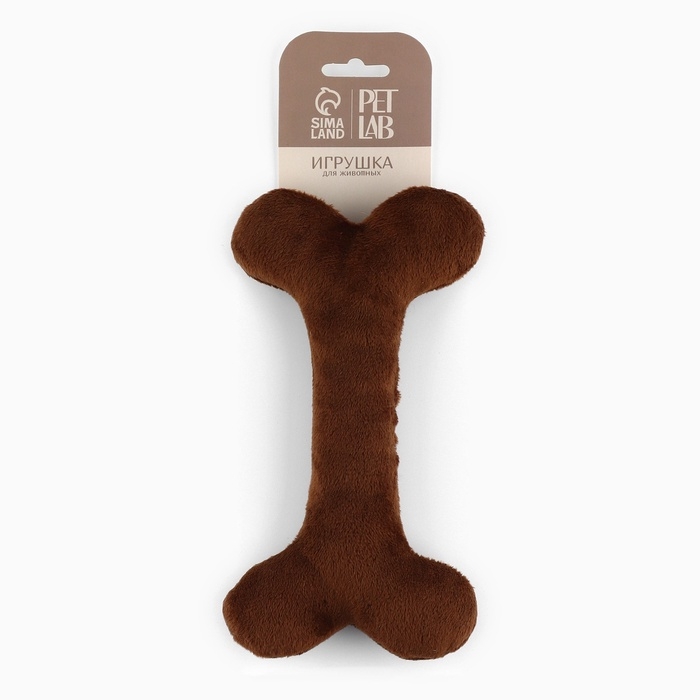 Игрушка для собак с пищалкой «Кость», коричневая Игрушка для собак с пищалкой «Кость», коричневая