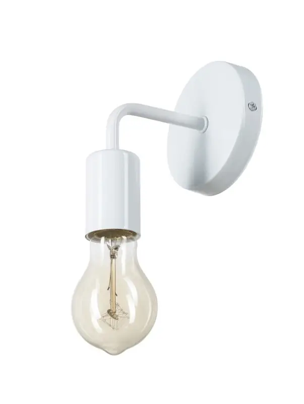 Светильник Бра 2609/1WT, E27, 40 Вт, белый, 10&times;12&times;17.5 см