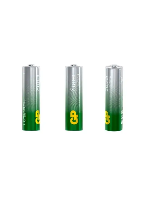 Батарейка алкалиновая GP Super, AA, LR6-10BL, 1.5 В, 8+2 шт.